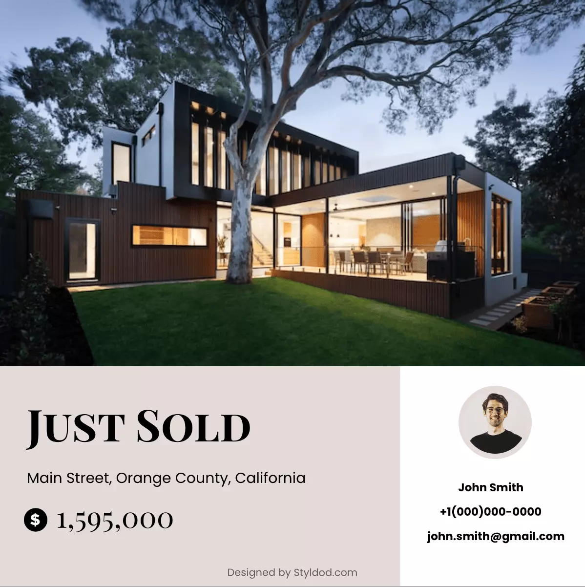 Just Sold 3 flyer template