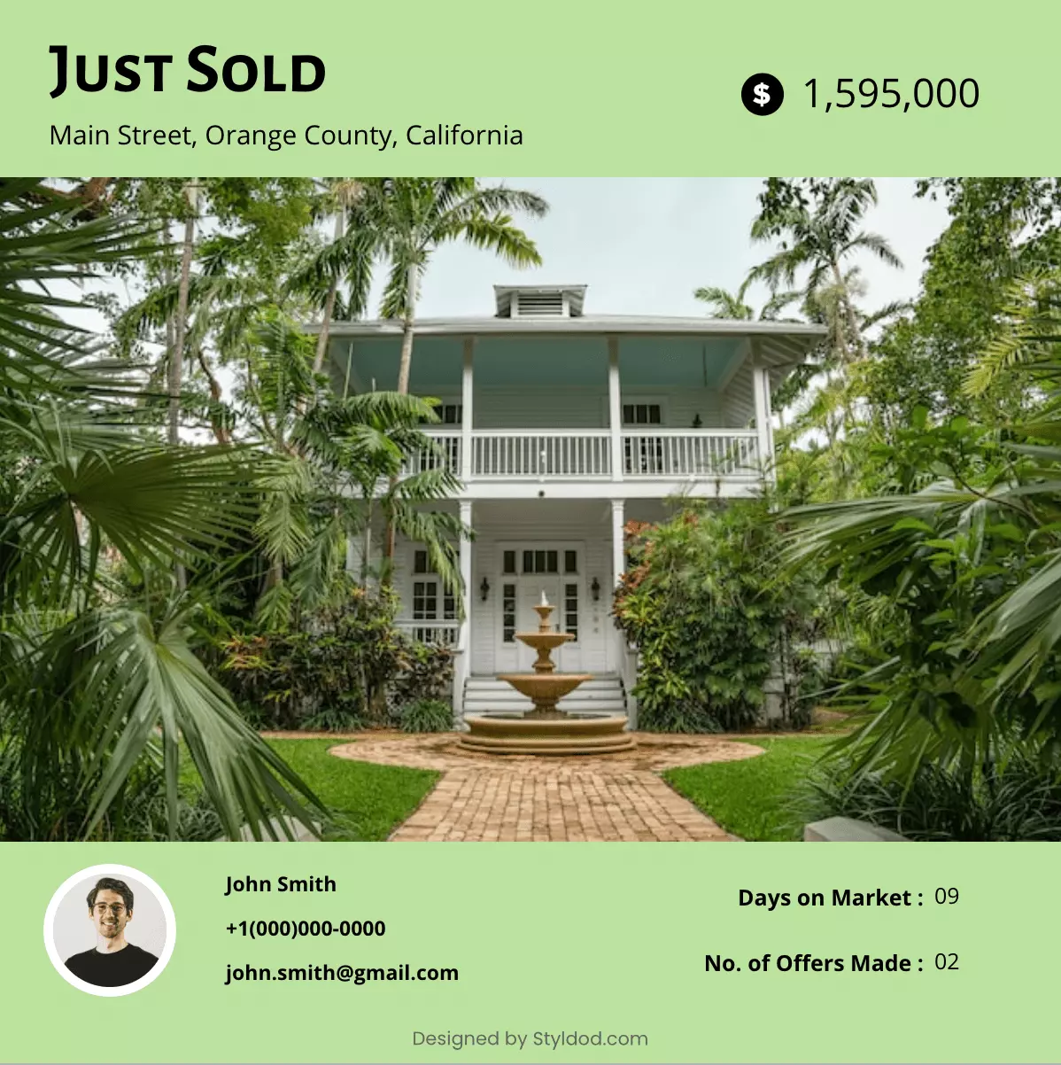 Just Sold 7 flyer template