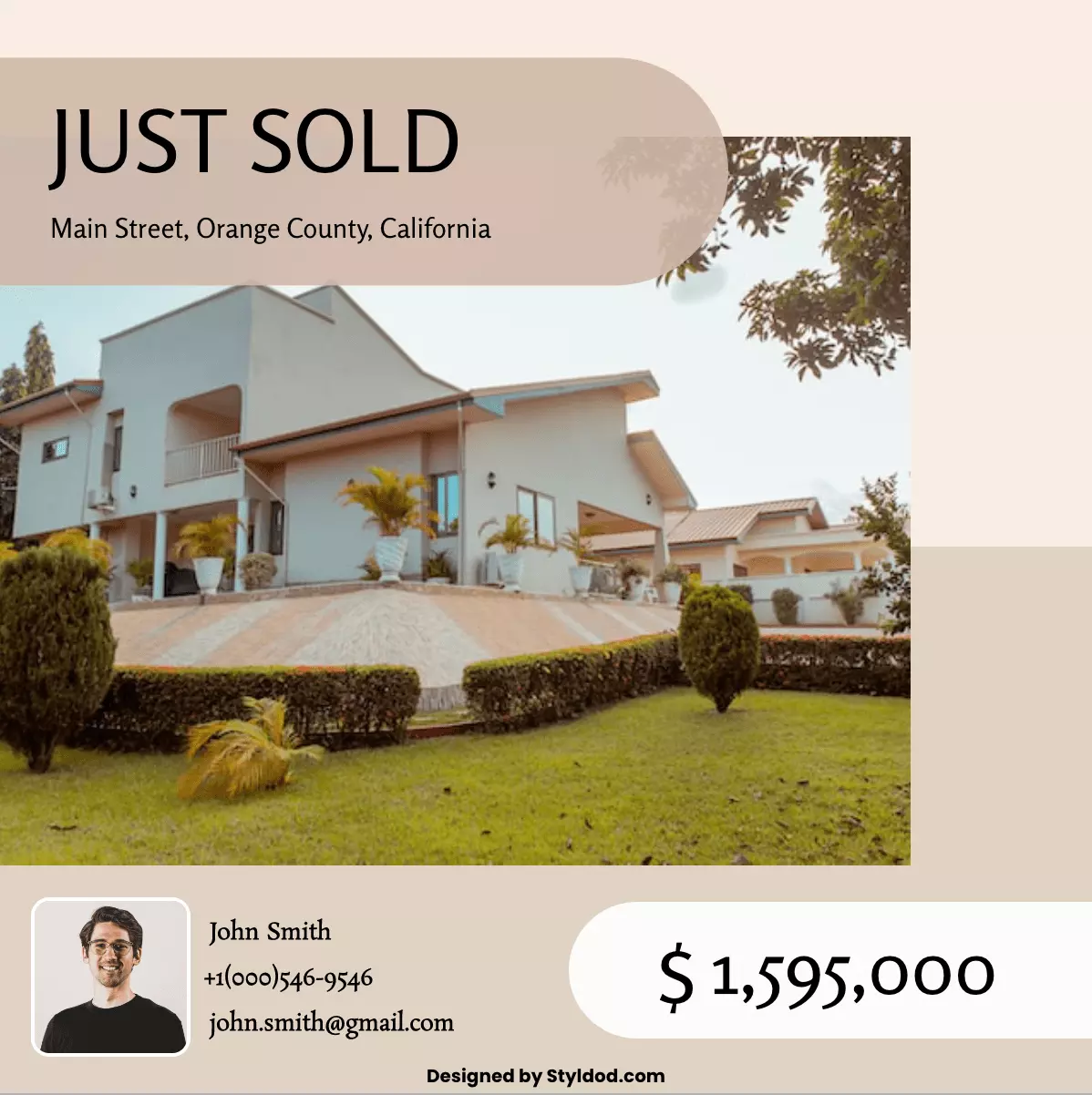 Just Sold 9 flyer template