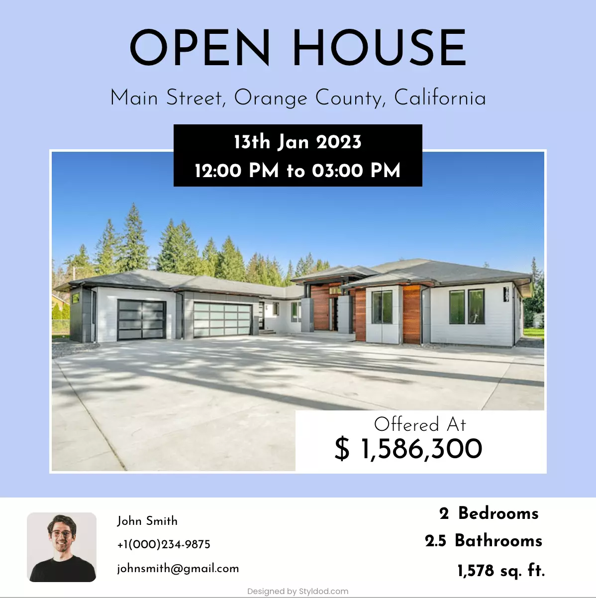 Open House 7 flyer template
