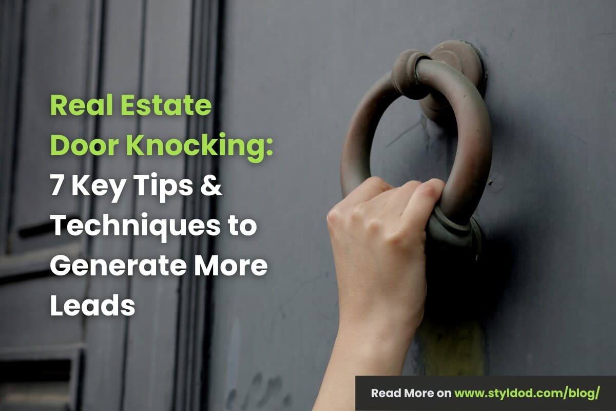 7 Effective Door Knocking Strategies for Real Estate Agents