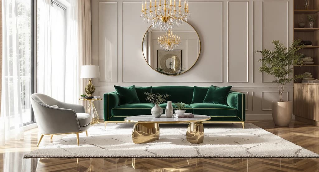 Glam Living Room Ideas: How to Create a Stylish and Luxurious Space That Works