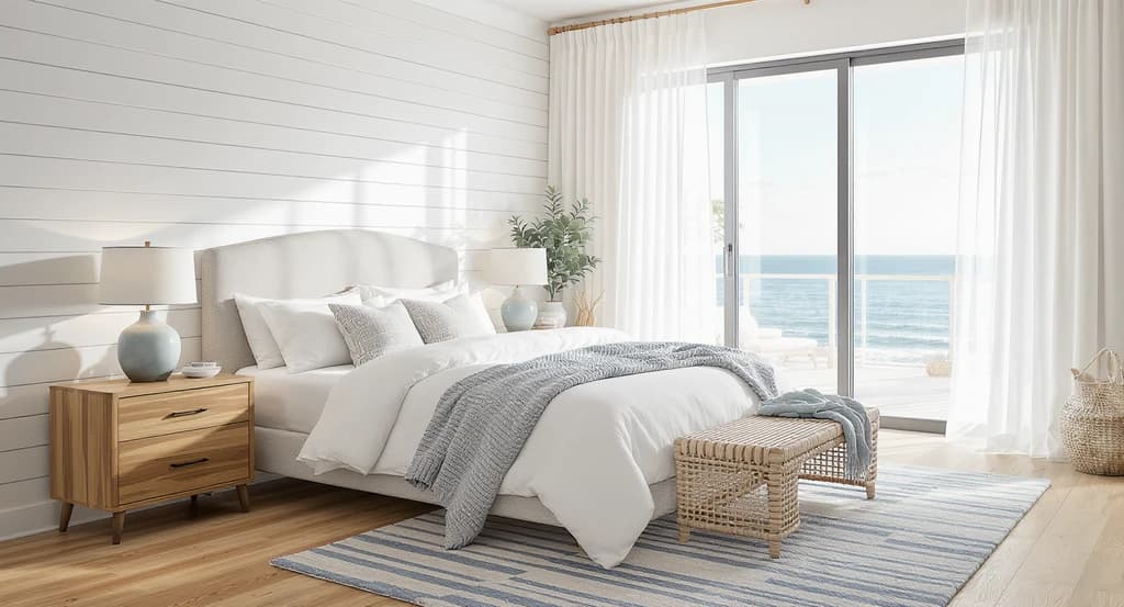 Coastal Bedroom Design: How to Create a Calm and Airy Space That Works