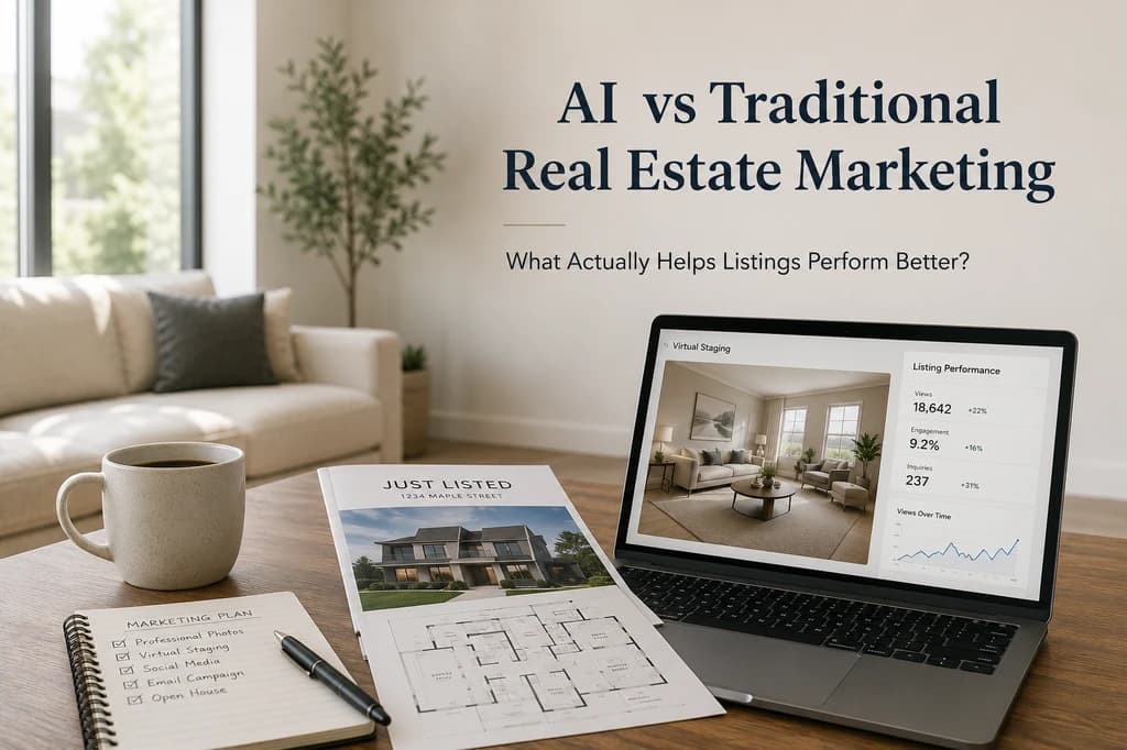 AI vs Traditional Real Estate Marketing: What Actually Helps Listings Perform Better?