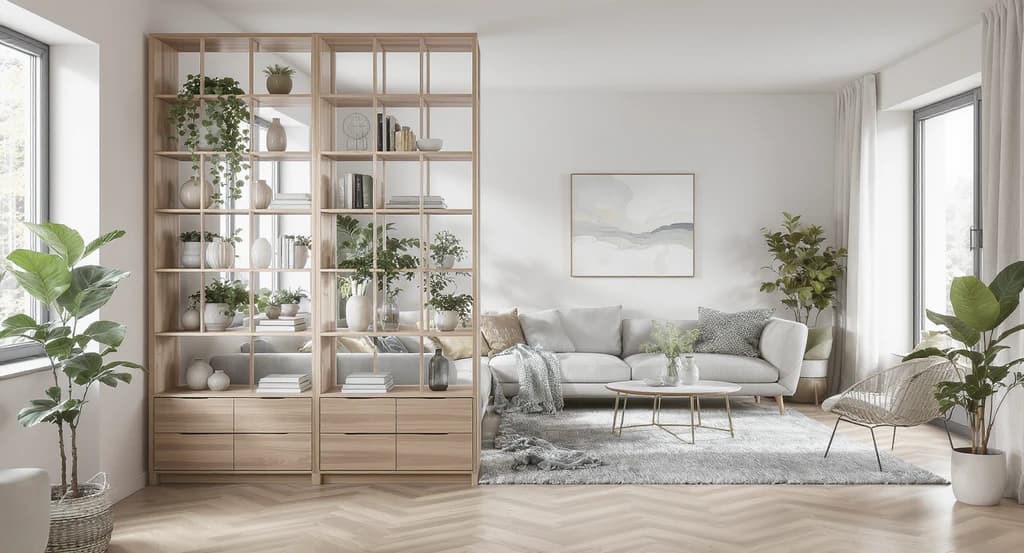 13 Modern Living Room Divider Ideas